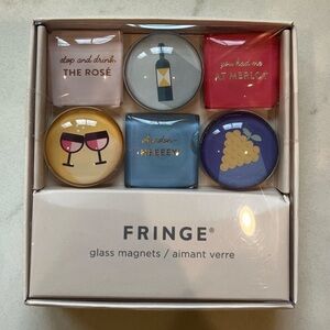 Fringe | Wine Glass Magnets set of 6